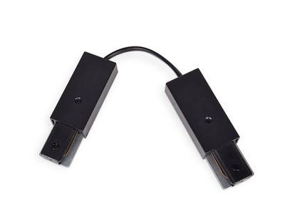 Коннектор гибкий однофазный для соединения трековых шинопроводов GL7088 BK черный