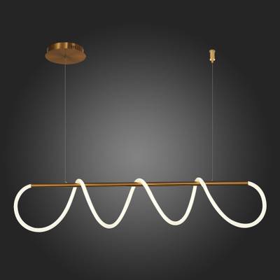 SL6102.303.45 Светильник подвесной ST-Luce Латунь/Белый LED 1*45W 4000K