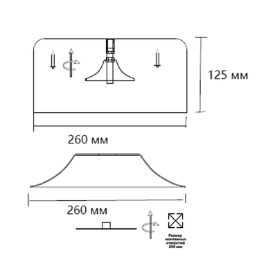 7690/26L AVRA LED SN 581 Светильник металл/акрил/белый LED 26Вт 4000K D260 IP20 CONFY