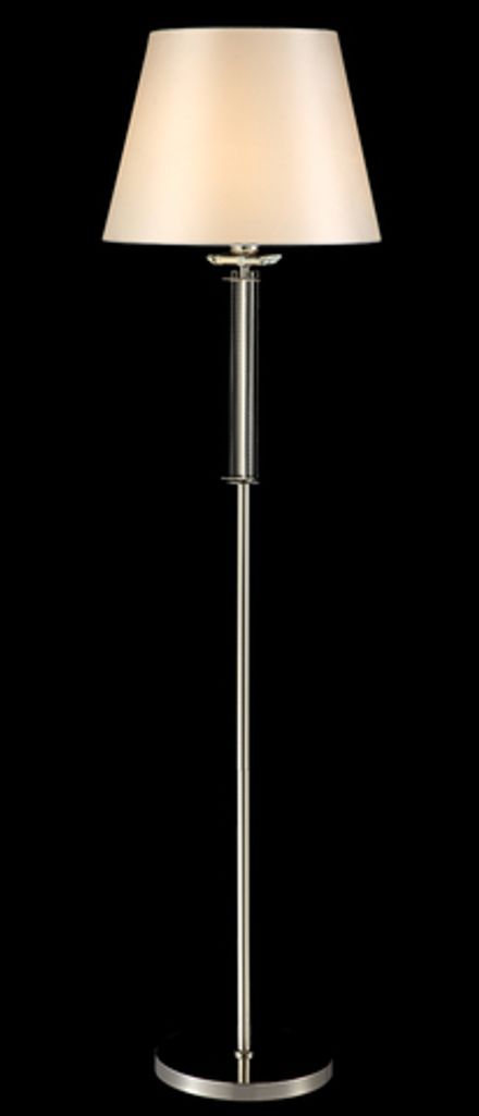 Торшер Crystal Lux NICOLAS PT1 NICKEL/WHITE 3400/601
