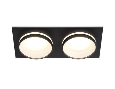 Светильник встраиваемый TN30712/2 BK черный GU5.3/2 182*92*36