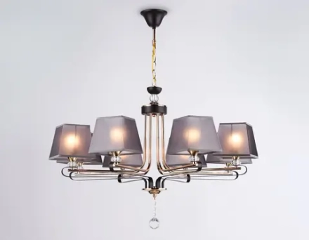 Светильник подвесной TR4618/8 CF/FGD кофе/золото E27/8 max 40W D760*810