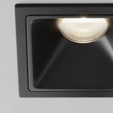 Встраиваемый светильник Альфа / Alfa LED 10 Вт 4000 К 60°, DL043-01-10W4K-SQ-B-1. TM Maytoni