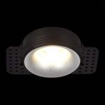 ST218.418.01 Св-к встр. Черный GU10 1*50W  IP20 D85xH30 165-265V Без ламп