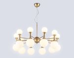Светильник подвесной LH51051/20 GD/FR золото/белый матовый G9*20 max 28W D750*460