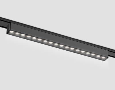 Светильник светодиодный трековый для шинопровода Magnetic Ultra Slim GV1416 BK черный IP20 18W 4200K 48V 24° 338*26*24