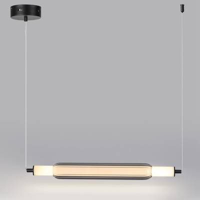 6556/15L LEDIO LN25 237 черный/дымчатый/металл/акрил, стекло Подвес LED 15W 4000К 220V TRENDY