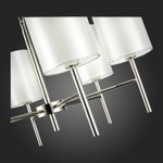 SLE107303-06 Светильник подвесной Никель/Белый E14 6*40W