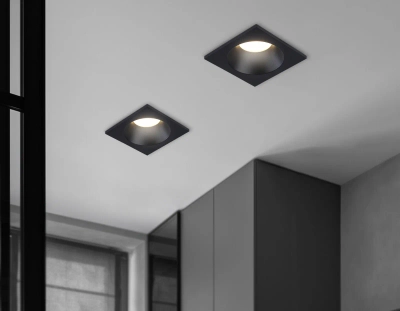 Светильник встраиваемый IP65 TN1190 BK черный GU5.3 IP65 87*87*44