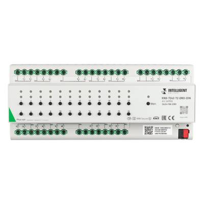 INTELLIGENT ARLIGHT Релейный модуль KNX-7242-72-DRO-DIN Grey (BUS, 24x10A) (IARL, IP20 Пластик, 2 года)