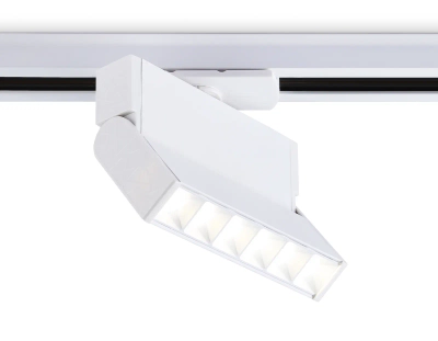 Светильник светодиодный трековый GL6812 WH белый LED 6W 4200K 24° 115*22*87