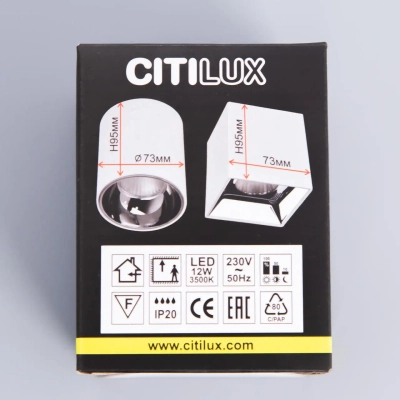 Citilux Старк CL7440212 LED Светильник накладной Чёрный Хром