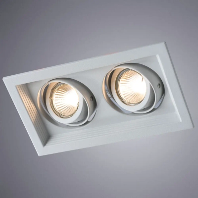 Точечный встраиваемый светильник Arte Lamp CANIS A6661PL-2WH, 2хGU10