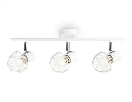 Накладной светильник TR8631/3 WH/CH белый/хром E27*3 max 40W 460*91*175