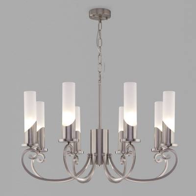 Умная классическая подвесная люстра 60117/8 никель