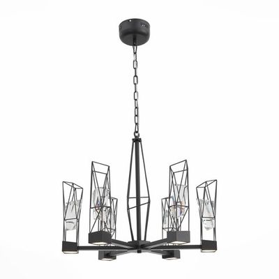 SL815.303.06 Люстра подвесная ST-Luce Серый графит/Серый графит, Прозрачный LED 6*8W 4000K