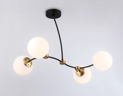 Подвесной светильник TR2544/4 BK/SB черный/бронза E27/4 max 60W 700*450*450