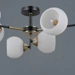 IL0469-6CSQ-24 BK AB LIBRA светильник потолочный ILLUMICO, E27х6