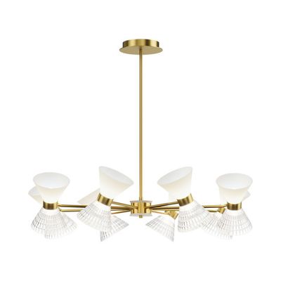 SL2004.303.16 Светильник подвесной ST-Luce латунь/прозрачный, белый, латунь G9 LED 16*5W