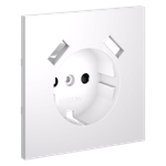 VLS000902 Накладка для розетки с заземлением и защитными шторками, с USB A+A, S70 (белый матовый). (ТМ Maytoni)