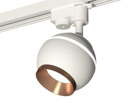 Комплект трекового светильника XT1101024 SWH/PPG белый песок/золото розовое полированное GU5.3 LED 3W 4200K (A2520, C1101, N7035)
