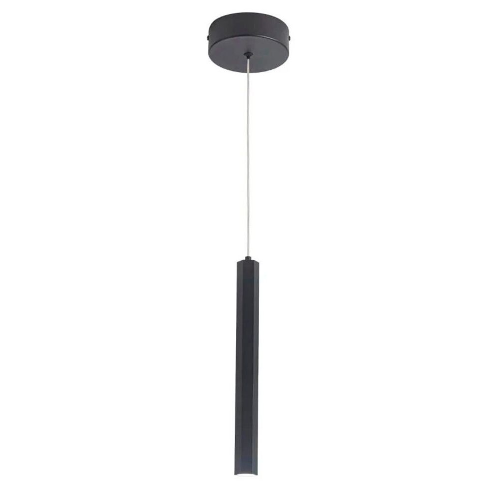 ST614.413.06 Светильник подвесной ST-Luce Черный/Черный LED 1*6W 4000K