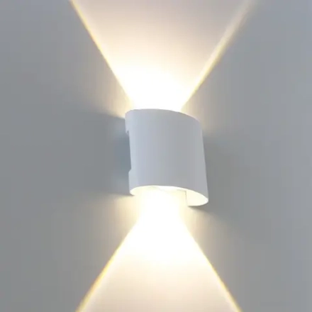 Фасадный светильник Arte Lamp BOSTO A3122AL-2WH, 2хLED