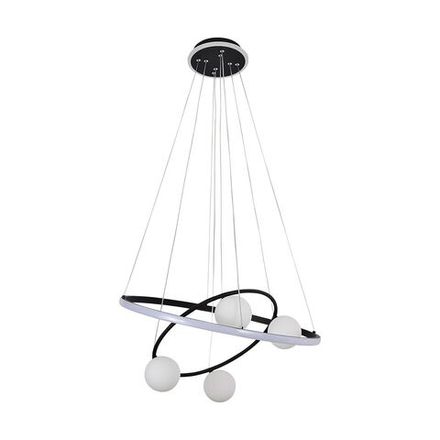 Подвесная люстра Orbium 4183-6P, 4*G9LED*10W+ LED*70W + LED*20W, 4050LM, 3000-6000K. ТМ F-Promo