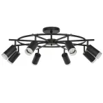 LR7183780 Люстра RULLO 8х50W GU10 ЧЕРНЫЙ (571718+214437-8+202430-8)