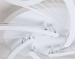 Светильник потолочный светодиодный с пультом FA4476/5 WH белый 98W 3000K+BL/4200K+PU/3000K+6400K D620*75 (ПДУ ИК)