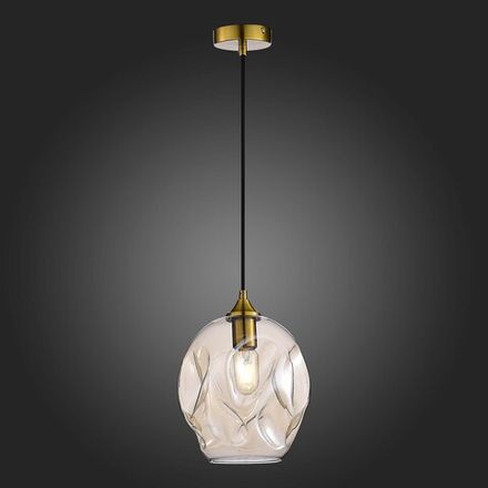 SL1188.313.01 Подвес ST-Luce Латунь/Коньячный E27 1*60W