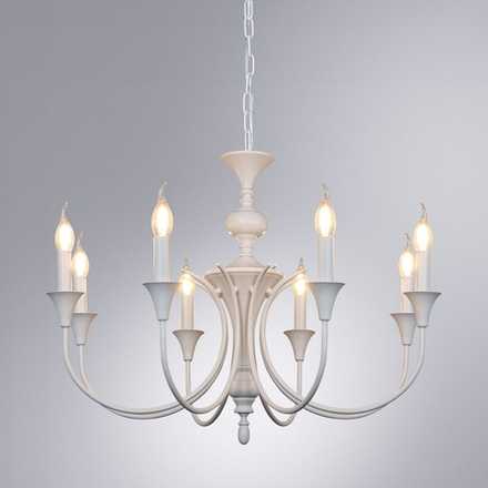 Подвесная люстра Arte Lamp COLLINETTA A4094LM-8WH, 8хE14