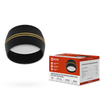 Светильник НПБ DECO-GX53-RS-BG 90х51мм потолочн. под лампу GX53 черн. IN HOME 4690612046402