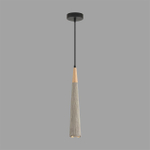 8351/1C SUSPENTIONI LN26 326 черный/серый/бежевый, металл/дерево/цемент Подвес GU10 LED 5W 220V EOLIANA
