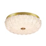 7719/36L PIKO LED SN 40 Светильник металл/стекло/прозрачный/золотой LED 36Вт 3000-6500K D300 IP20 пульт ДУ TESORO