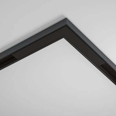 Угловой коннектор питания Basity, черный, TRA172CPC-1B. TM Maytoni