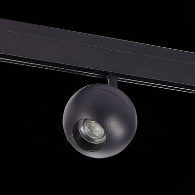 ST354.446.12 Магнитный трековый светильник Черный LED 1*12W 4000K 680Lm Ra&gt;80 36° IP20 L120xW100xH195 48V