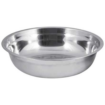 Миска Bowl-27, объем 2,8 л, с расширенными краями, из нерж стали, зеркальная полировка, диа 27 см (Минимальная отгрузка 25 шт)