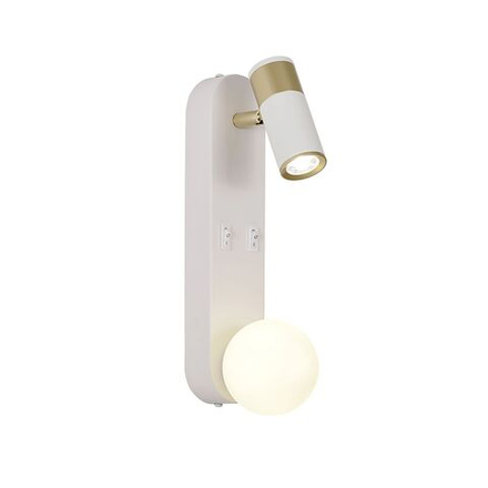 Бра Invento 4172-2W, 1*G9LED*10W+ LED*3W, 157LM, 4000K. ТМ F-Promo