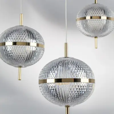 738023 Люстра ACRILE 7W LED 793LM 120G ЗОЛОТО 3000K Lightstar