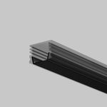 Рассеиватель для профиля 16×12 (Чёрный, 2 м), ALM-005-B-DF-2M 642024. TM Maytoni