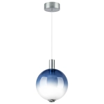 805405 Люстра COLORE LED 1х6W 320LM ЧЕРНЫЙ/СИНИЙ 3000K Lightstar