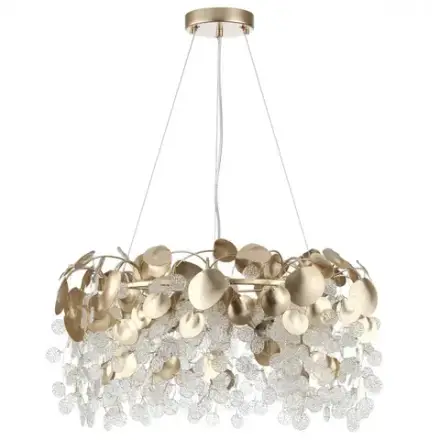 5104/8 CLASSIC ODL26 633 металл/стекло Люстра E14 8*40W 220В IP20 COINS