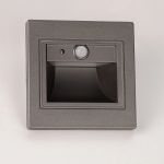 CLD005KS1 Skally Подсветка Графит, 1W*3000K, с сенсором