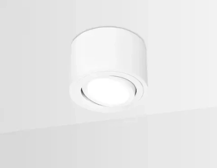 Накладной точечный светильник с врезным отверстием TN222 WH/S белый/песок GU5.3 D80*50