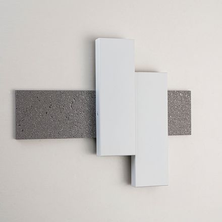 Настенный светильник Indigo 14023/2W Silver stone, 2хLED