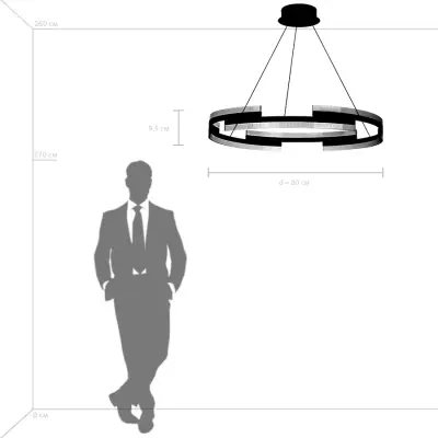 736333 Люстра ROTONDA 70W LED 3805LM 120G ЗОЛОТО 3000K Lightstar
