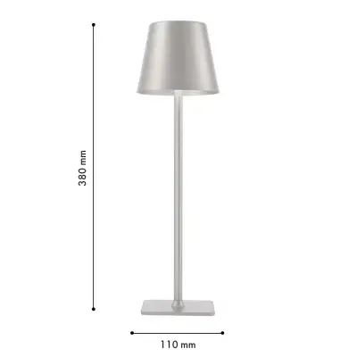 Настольная лампа Pyari 4617-1T, LED*3.5W, 265LM, 4000K, touch dimmer. ТМ F-Promo