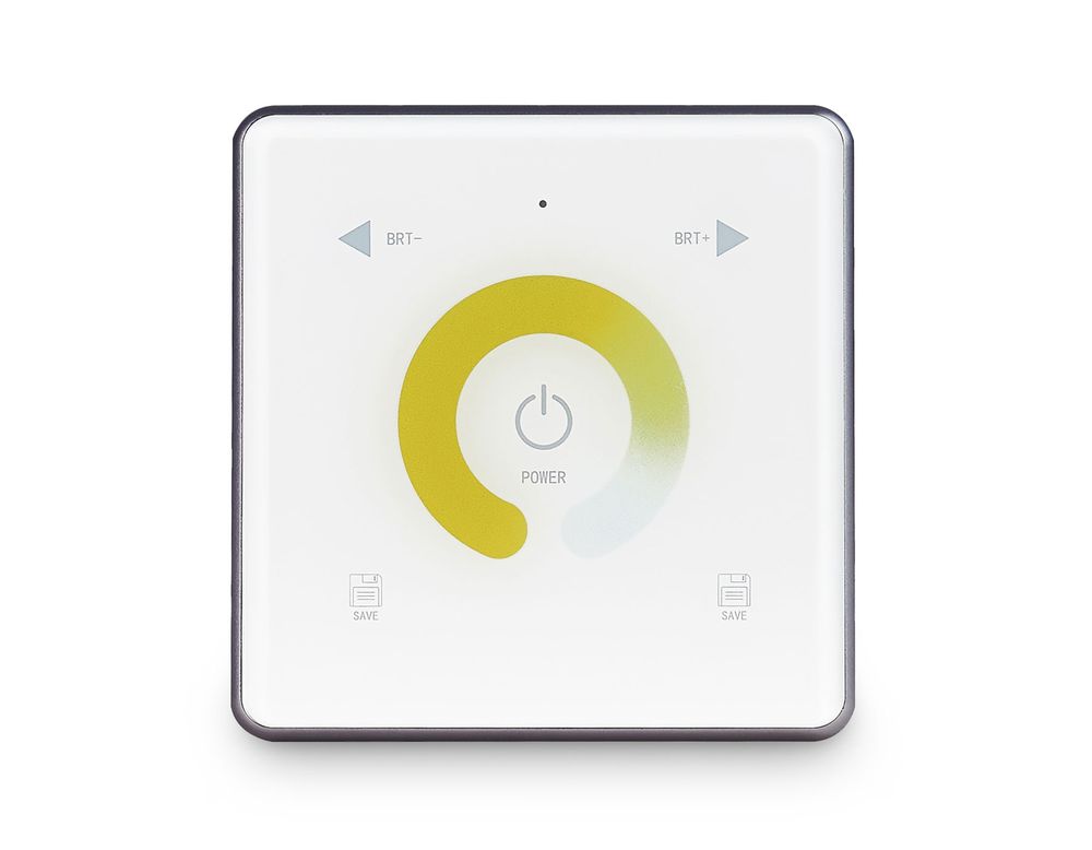 Настенная панель управления светильниками Magnetic SMART 220V 25mm GL1861 WH белый Радио 2.4G Настенная панель управления светильниками Magnetic SMART 220V 25mm GL1861 WH белый Радио 2.4G