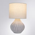 Декоративная настольная лампа Arte Lamp NUSAKAN A5034LT-1WH, 1хE14